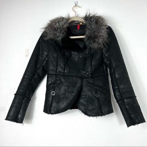 Saks fifth Avenue brand 5/48 faux fur coat size S/xs